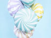 Picture of FOIL BALLOON CANDY BABY BLUE 18 INCH